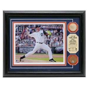  Detroit Tigers Justin Verlander MVP and Cy Young Photo 