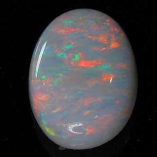 17CTS NATURAL CRYSTAL AUSTRALIAN FIRE OPAL SOLID OVAL FOR JEWELLERY 