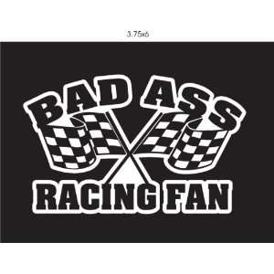  Bad As Racing Fan Decal Sticker Window Car Truck Van Suv 
