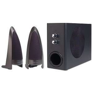   Piece 2.1 Channel PC/Gaming Speaker System (Black) Electronics