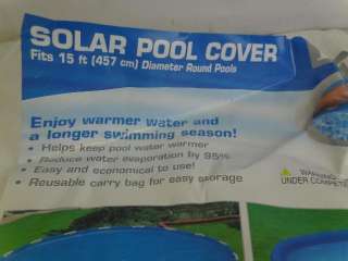 Intex Krystal Clear Solar Pool Cover 15 foot  