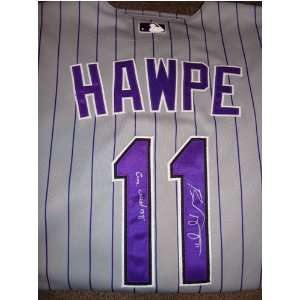  Brad Hawpe Game Used Road Jersey