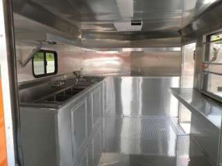   24 CONCESSION FOOD BBQ CATERING EVENT TRAILER WITH SMOKER DECK  