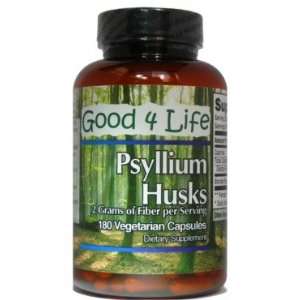   Psyllium Husks 500mg (180 Vegetarian Capsules)