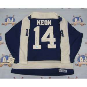  DAVE KEON Toronto Maple Leafs SIGNED Captain JERSEY 