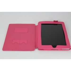   Magenta Leather Pouch Case Skin Bag Stand Apple iPad