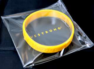 NIKE LANCE ARMSTRONG LIVESTRONG ADULT CANCER YELLOW BRACELET WRISTBAND 