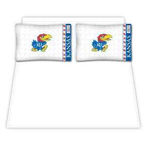  NCAA Kansas Jayhawks Micro Fiber Bed Sheets: Home 