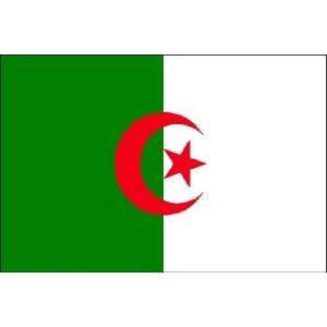  4 ft. x 6 ft. Algeria Flag w/ Line, Snap & Ring: Patio 