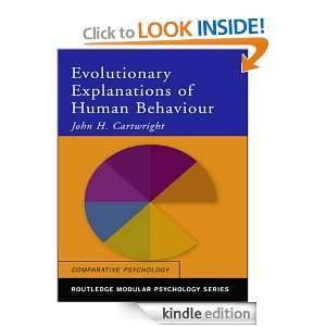 Evolutionary Explanations of Human Behaviour (Routledge Modular 