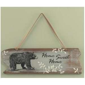  Bear Home Sweet Home Sign   Bear Decor