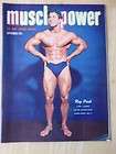 muscle power bodybuilding magazine reg park 9 50 expedited shipping