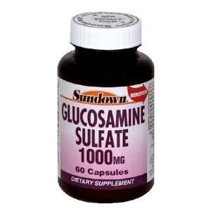  Sundown Glucosamine Sulfate, 1000 mg, 60 Capsules Health 