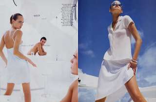 1994 Mario Testino Amber Valletta 8 pg magazine editorial  