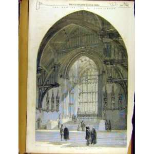  1853 Houses Parliament Westminster Hall St. StephenS 