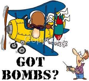 RC Airplane Bomb Drop T Shirts air combat plane  