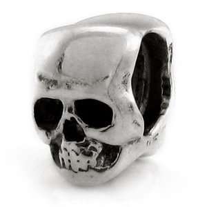    Ohm Halloween Big Skull European Bead: Arts, Crafts & Sewing