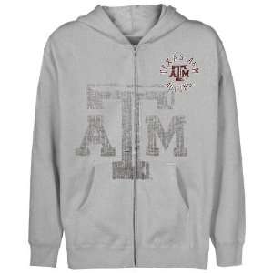 Texas A&M Aggies Sweatshirts : Texas A&M Aggies Youth Ash Zippity Full 