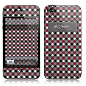  Tech Skin   Grey Micro Dots Cell Phones & Accessories