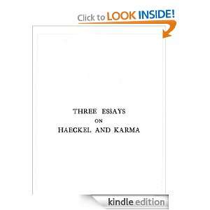  Three Essays on Haeckel and Karma eBook Rudolf Steiner 