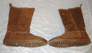 American Eagle Brown Fuzzy Boots Chocolate Brown Size 10 Great with 