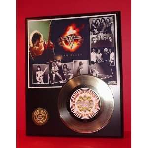  Van Halen 24kt Gold Record LTD Edition Display ***FREE 