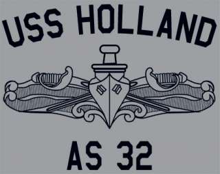 US USN Navy USS Holland AS 32 Submarine Tender T Shirt  