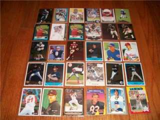 HUGE SPORTSCARD VINTAGE GAME USED AUTO ROOKIE #D COLLECTION LOT BV $ 