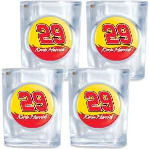  Wincraft Kevin Harvick Shot Glass 4 Pack Sports 