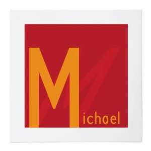  Red Shadow Michael 20x20 Gallery Wrapped Canvas: Baby