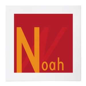  Red Shadow Noah 20x20 Gallery Wrapped Canvas Baby