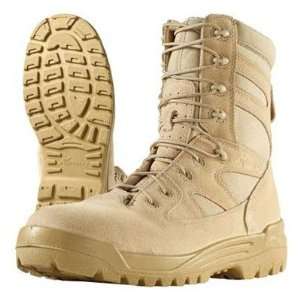  Weather Signature Combat Boots, Tan, Size 9 1/2r