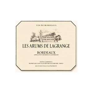  Les Arums De Lagrange Bordeaux Blanc 2004 750ML Grocery 