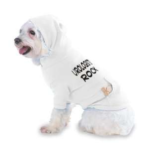 Urologists Rock Hooded (Hoody) T Shirt with pocket for your Dog or Cat 