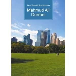  Mahmud Ali Durrani Ronald Cohn Jesse Russell Books