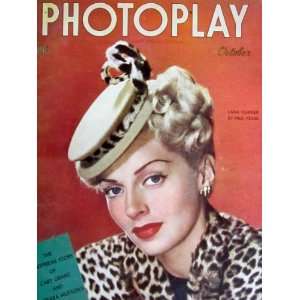    LANA TURNER Photoplay Magazine October 1944 Photoplay Books