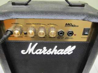 Marshall MG10CD SERIES 6.5 10 watt Guitar Amp XLNT CONDITION 