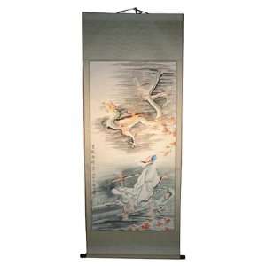  Dragon Genie Visiting the Ancients Large Wall Scrolls 