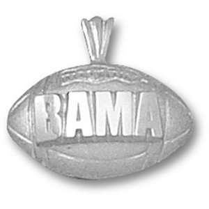   University of Alabama Bama Football Pendant (Silver) Sports
