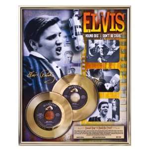   Gold Record Hound Dog/DonT Be Cruel Elvis Presley: Collectibles