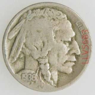 Buffalo Nickel 1936 D COIN U.S.  