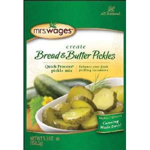  MRS. WAGES (PRECISION FOODS), WAGES BREAD N BUTTER PICKLE, Part No 