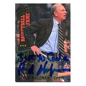  Red Holzman Autographed / Signed 1993 Action Packed Card 