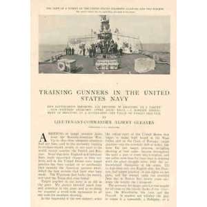  1904 Training Gunners United States Navy Battleships 
