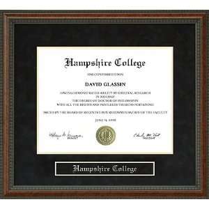  Hampshire College Diploma Frame