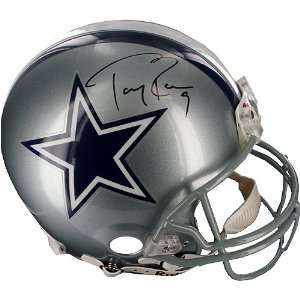  Tony Romo Cowboys Replica Full Size Helmet: Sports 
