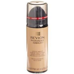  REVLON Photoready Airbrush Mousse Makeup, Golden Beige, 1 
