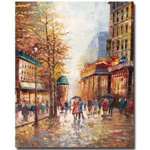  French Street Scene by Joval   Extra Large Artwork 