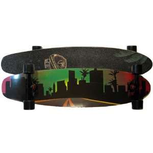  Paradise Rasta City Scape Longboard Complete Everything 
