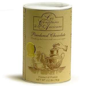 French Hot Chocolate Powder in Canister with Scoop   2.2 lbs.  